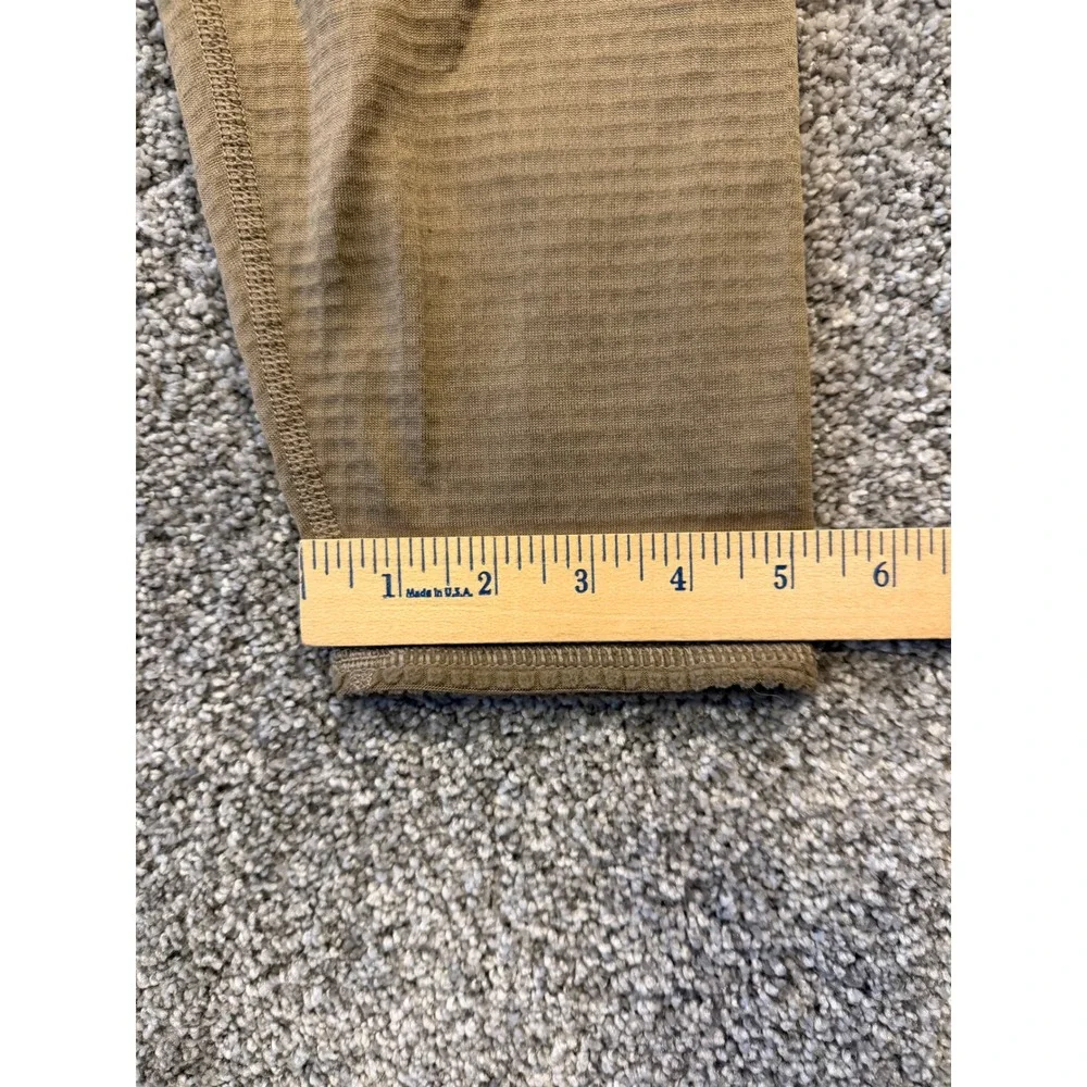 Peckham‎ Drawers Mens Small Short Brown Gen III Mid Weight Fleece Thermal Pants